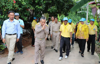 พิธีส่งมอบการซ่อมแซมบ้านเรือนของราษฎร ตามโครงการซ่อมแซมบ้านเรือนราษฎรที่ยากจน และด้อยโอกาส ปี 2562