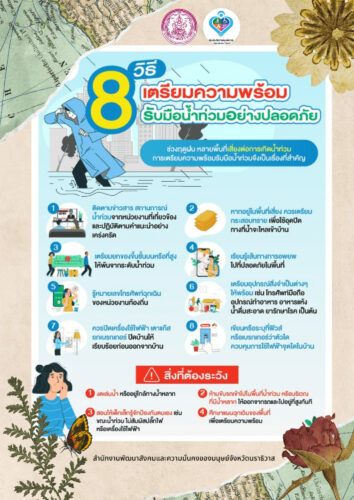 8 วิธีเตรียมความพร้อมรับมือน้ำท่วมอย่างปลอดภัย